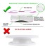 Cake Decorating Kit, Cake Turntable with Spatula, Icing Tips and Icing Bags, Decorating Supplies from Materials, Cake Stand with Lock and Rubberized Bottom 