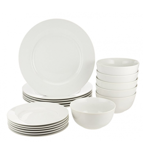 Basics 18-Piece Dinnerware Set, Service for 6 