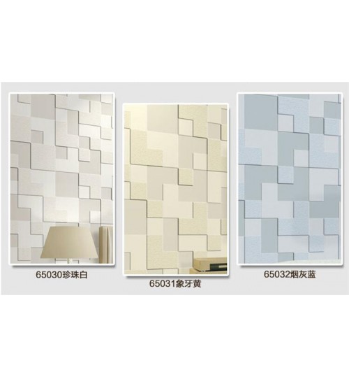 10M Modern Wall 3D Mosaic Living Room Non-woven Wallpaper Tv Background