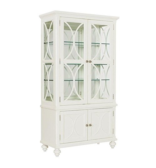 Beaumont Lane Curio China Cabinet in White